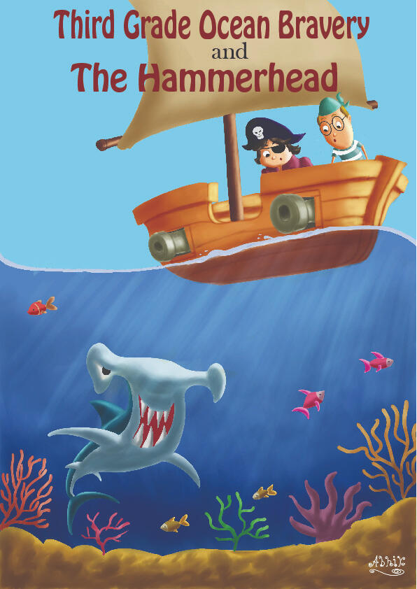 adventure of 2 friends on a pirate ship cartoon